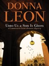 Cover image for Unto Us a Son Is Given Cover image for Unto Us a Son Is Given